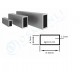 Alüminyum Kutu Profil 7mm  x 16mm Et Kalınlık 2mm